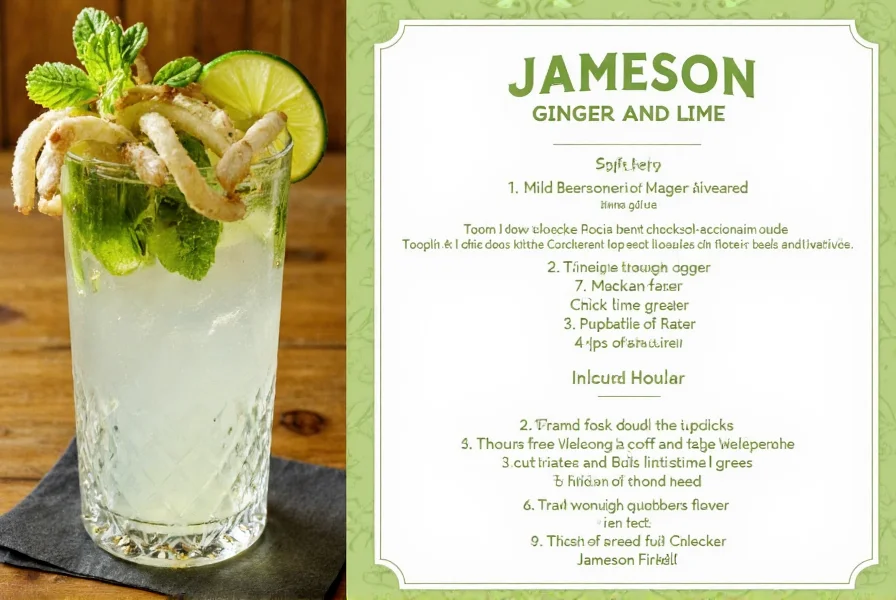 The Science of Smooth: Perfect Jameson Ginger Ale Ratios & Quality